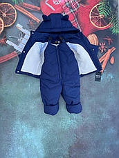 Зимовий дитячий теплий костюм від 1 року розміри 80-86 86-92 92-98 98-104 курточка та штанці, фото 4
