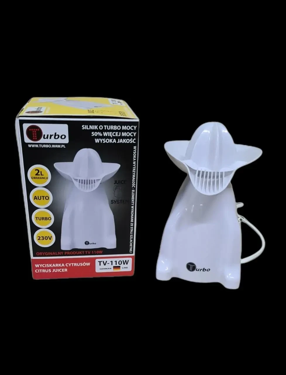 Соковижималка для цитрусових Turbo tv 110w, фото 1