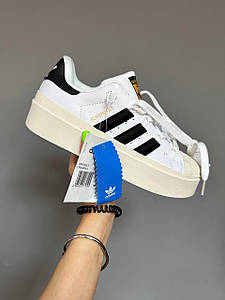 Жіночі Кросівки Adidas Superstar Bonega White Black 40