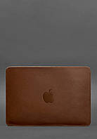 Чехол из натуральной кожи для MacBook 13 дюйм Светло-коричневый Краст BlankNote CM, код: 8131869