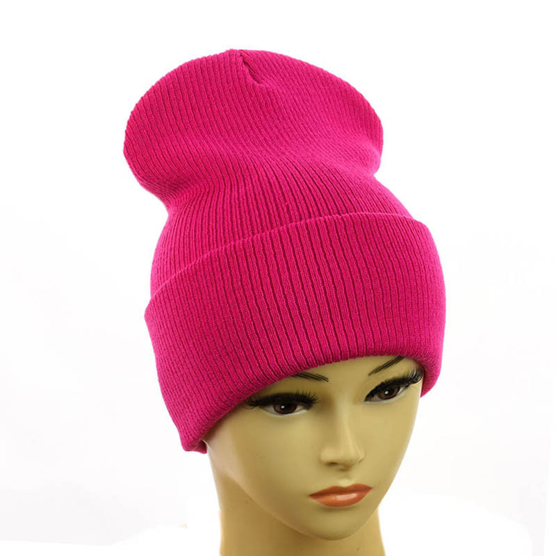 Шапка-лопата з широким вiдворотом "Нітіка" темна малина