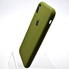 Чохол накладка Silicon Case Full Cover для iPhone Xr Khaki, фото 4