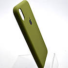 Чохол накладка Silicon Case Full Cover для iPhone Xr Khaki, фото 3