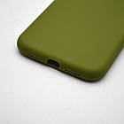 Чохол накладка Silicon Case Full Cover для iPhone Xr Khaki, фото 5