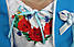 Український костюм-трійка (блуза-жилет-спідниця) "Марія" для дівчаток 110-164/блакитний, фото 4