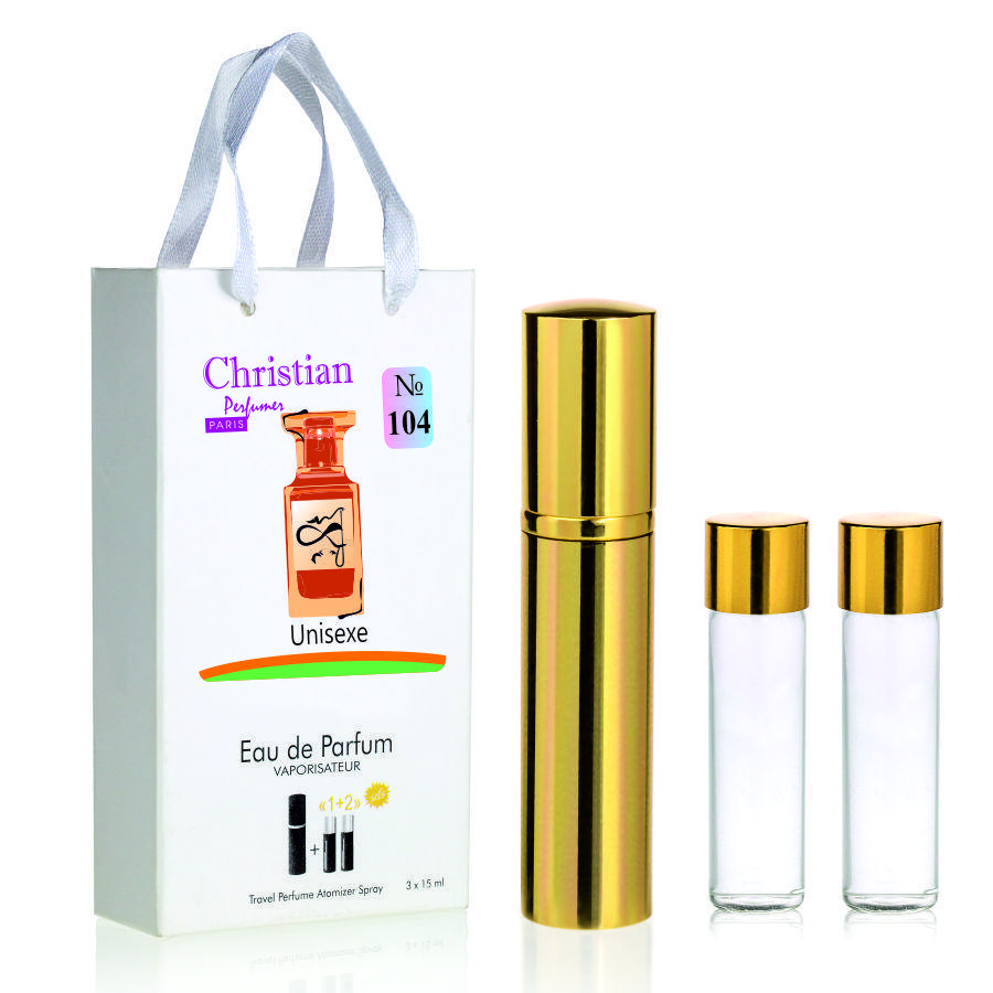 Парфумована вода  для жінок 3x12 ml Christian  Unisexe K-155 № 104 за мотивами «Bitter peach» 2020 TF