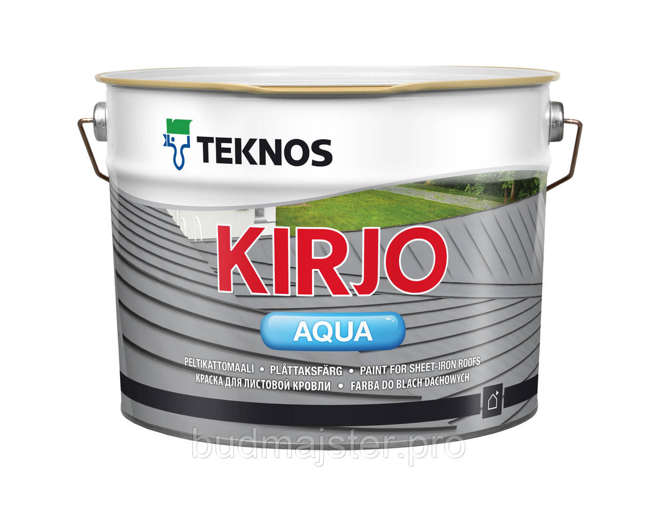 Фарба для даху TEKNOS KIRJO AQUA, 0,9 л. Б1