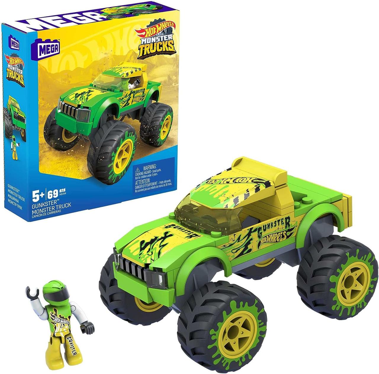 Конструктор Mega Brands Hot Wheels Gunkster Monster Truck HDJ94