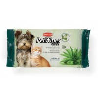Padovan (Падован) Pet Wipes Aloe Очисні вологі серветки з алое вера й ароматом зеленого чаю для тварин