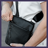 Красивая мужская сумка из натуральной кожи через плечо SKILL Karter, брендовая рабочая мужская сумка