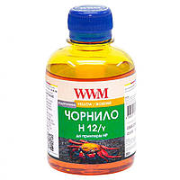 Чернила WWM HP №10/ 11/12/13/14/82 (Yellow) (H12/Y)