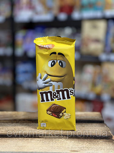 Шоколад M&M s з кольоровими дропсами і арахісом 165 г., Німеччина (ID ...