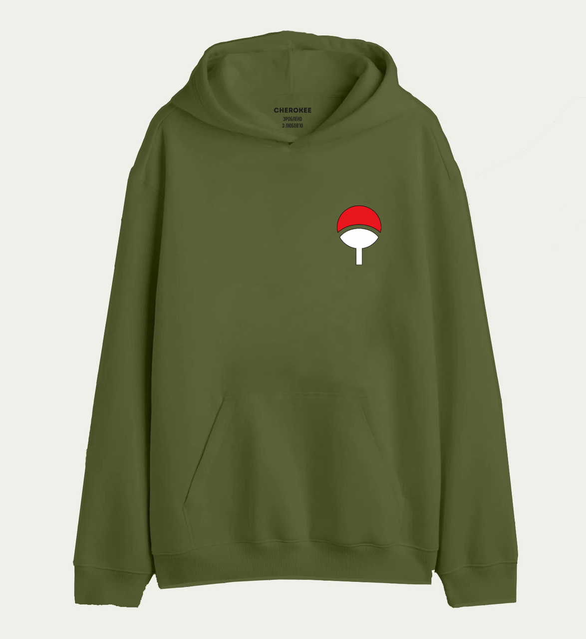 Худі толстовка "Uchiha symbol на серці", фото 1