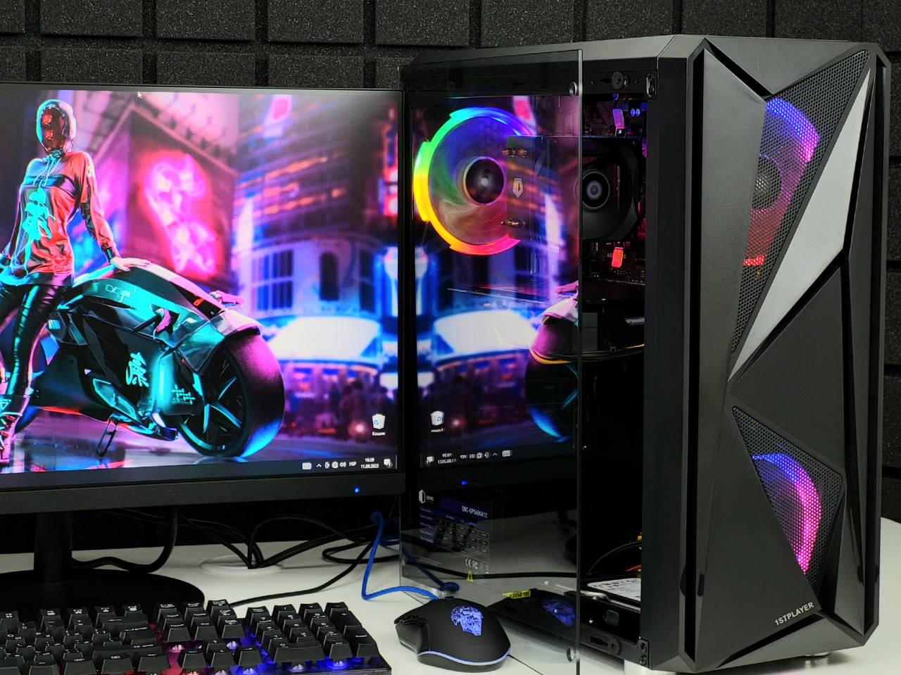 Ігровий ПК комп'ютер з монітором Ryzen 5 5600 | RTX 3060 12GB "STRIMER", фото 1