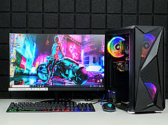 Ігровий ПК комп'ютер з монітором Ryzen 5 5500 | GTX 1660 Super 6GB "STARLAX"