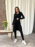 Жіночий костюм-трійка з кардиганом, фото 3