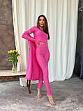 Жіночий костюм-трійка з кардиганом, фото 2