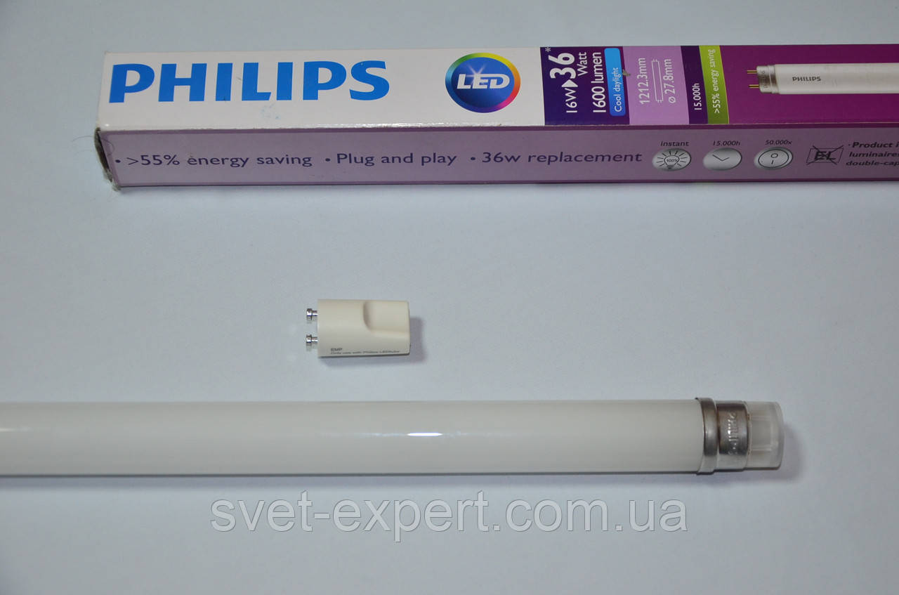 LEDtube 1200mm 16 W 740 T8 AP C G світлодіодна лампа Philips З Стартером