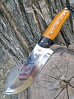 Ніж нескладний Вітязь Телець, 40Х13, травлення, фуллтанг