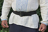 Шкіряний пояс ручної роботи, 15 см, фото 5