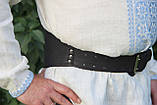 Шкіряний пояс ручної роботи, 15 см, фото 6