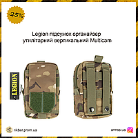 Legion подсумок органайзер утилитарный вертикальный Multicam,армейский мультикам, тактический подсумок