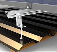 Алюминиевая система крепления солнечных панелей НСП-2 Куб (гвинт-шуруп + кронштейн)