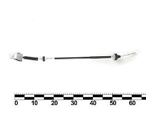 Трос зчеплення ВАЗ 2108-099, 2113-15 н/о кругл. наконечник, фото 2