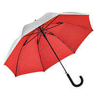 Зонт-трость Fare 7119 Серебристо-красный (316) PM, код: 1371488