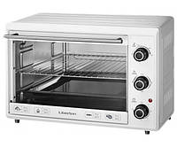 Електродуховка Liberton LEO-400 White, 2000W, 40 л, поворотні перемикачі, індикатор роботи, таймер, 3 режими