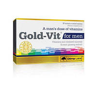 Витаминно-минеральный комплекс для спорта Olimp Nutrition Gold-Vit for men 30 Tabs TV, код: 7519499