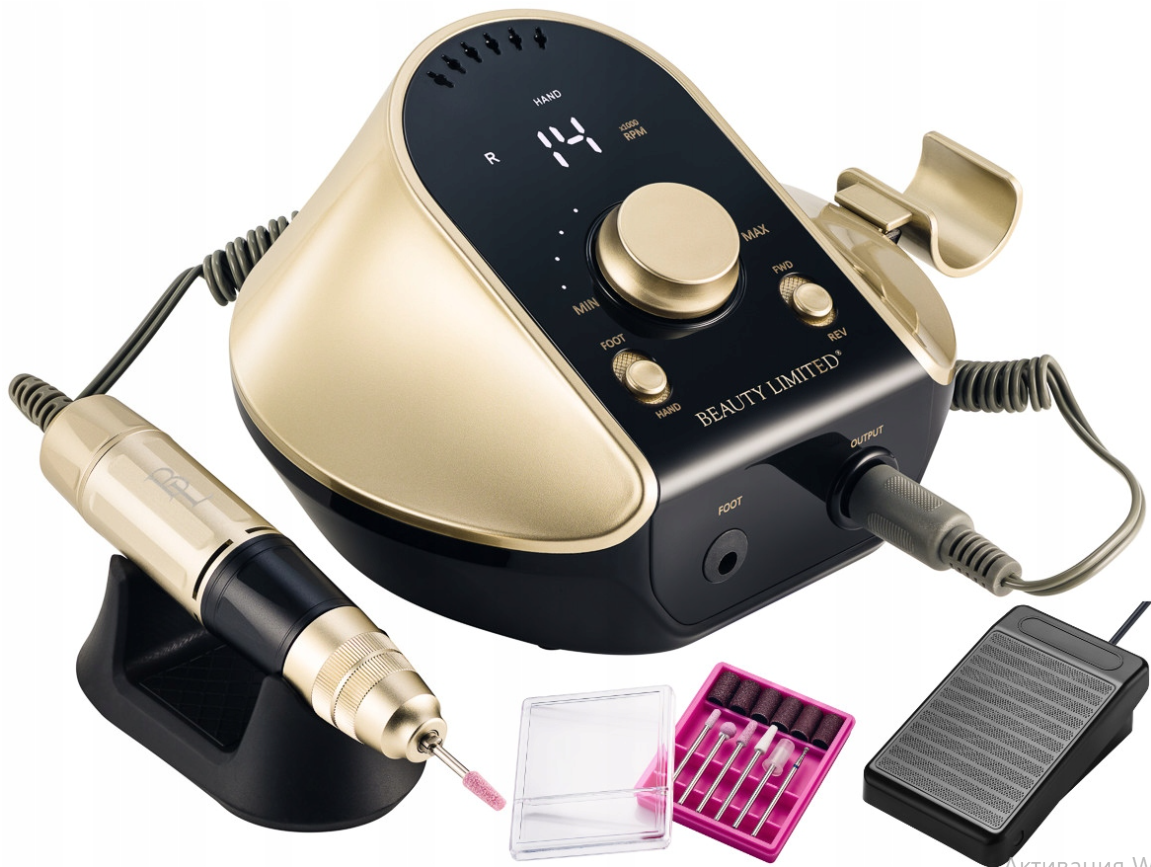 Фрезерний верстат для гібридного манікюру і педикюру Beauty Limited NaiLove Gold 65 Вт