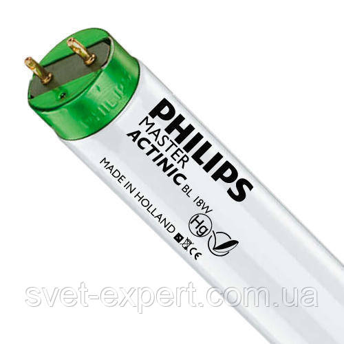 Лампа Philips Actinic BL TL-D 18W/10 ультрафіолетова - фото 1 - id-p1955810453
