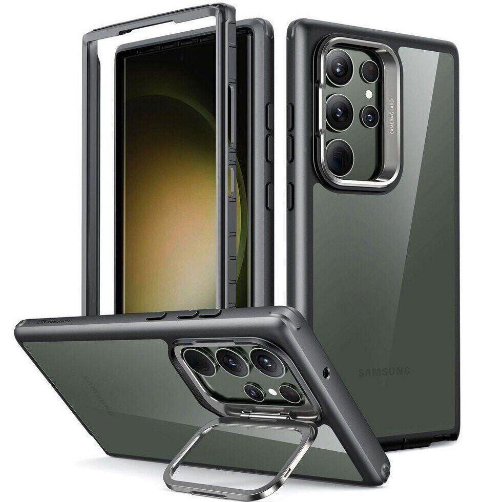 Чохол ESR Shock Armor Kickstand Clear Black для Samsung Galaxy S23 Ultra SM-S918