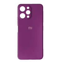 Чехол накладка бампер для Silicone Case Full for Xiaomi Redmi 12 Grape фиолетовый