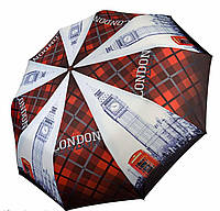 Женский складной зонт автомат c принтом от Flagman Лондон F0136-2 TO, код: 8027212