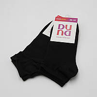 Носки женские короткие черные 35-37р, Однотонные носки на каждый день Duna