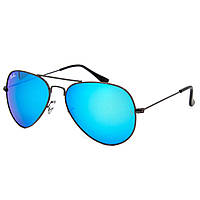 Солнцезащитные очки Ray Ban 3025 Medium Gun GR MER Стекло RB 3025-02 GL, код: 6841825