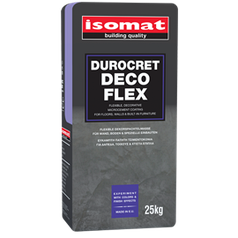 Дюрокрет-Деко Флекс/Durocret-Deco Flex — гнучке мікроцементне покриття для підлоги та стін (білий) пак. 25 кг