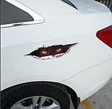 Велика наклейка для автомобіля 3D-очі 40 см, фото 2