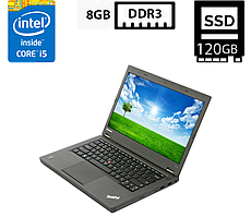 Ноутбук Lenovo ThinkPad T440p/14"TN(1366x768)/Intel Core i5-4210M 2.60GHz/8GB DDR3/SSD 120GB/Intel HD Graphics 4600