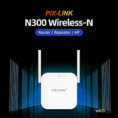 Підсилювач сигналу Wi-Fi репітер, роутер, точка доступу PIX-LINK WR35W  Repeater / WISP / Router / AP