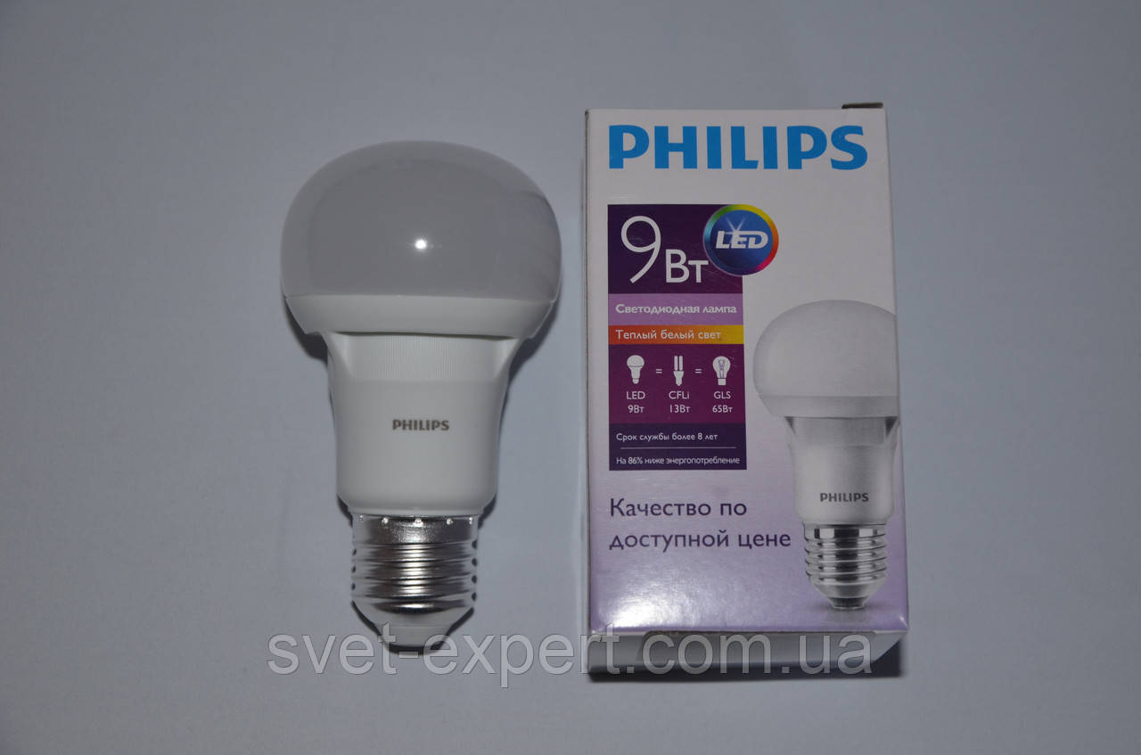 ESS LEDBulb 9W E27 3000K 230V A60 RCA Philips світлодіодна