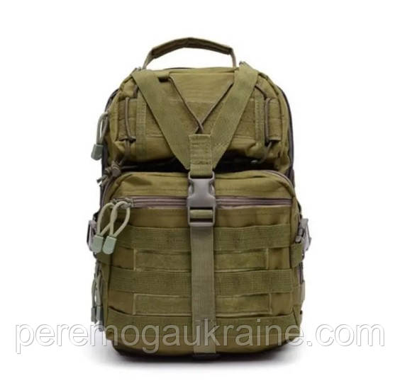 Рюкзак на одне плече 18 л олива Solve KT6010101, фото 1