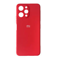 Чехол накладка бампер для Silicone Case Full for Xiaomi Redmi 12 Red красный