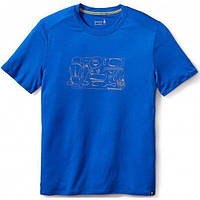 Футболка Smart Wool Merino 150 Backpacker's Tee Bright Blue (1033-SW 16048.378-S) OS, код: 6455389