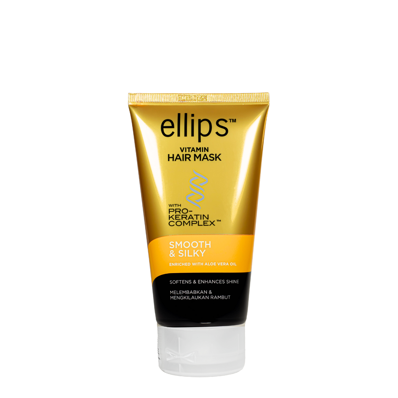 Маска для волосся Ellips з Pro кератиновим комплексом Vitamin Hair Mask Smooth Silky 120 мл, фото 1