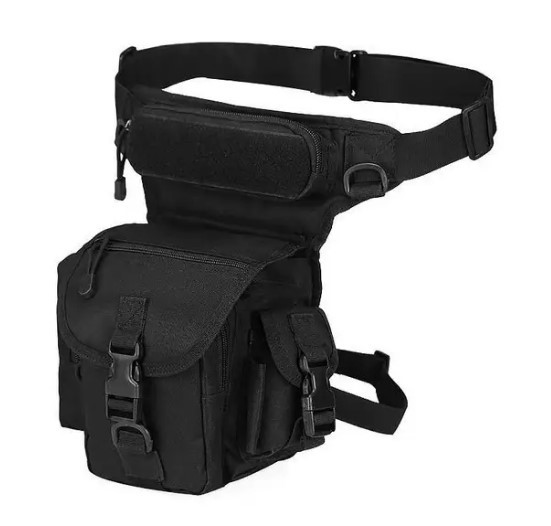 Тактична сумка Solve на бедро Чорний D3-0005-B4, фото 1