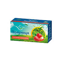 Чай черный с ароматом клубники Наш Чай пакетированный 20 шт×1,3 г PK, код: 8076257