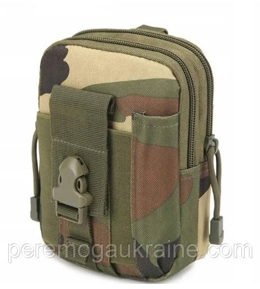 Сумка на пояс органайзер Камуфляж дубок D3-PRM-6
